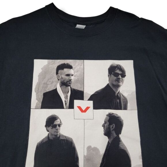 New Maroon 5 Shirt Size Large Gildan M5 2021 Tour T-Shirt Graphic Print T-Shirt - Picture 3 of 8
